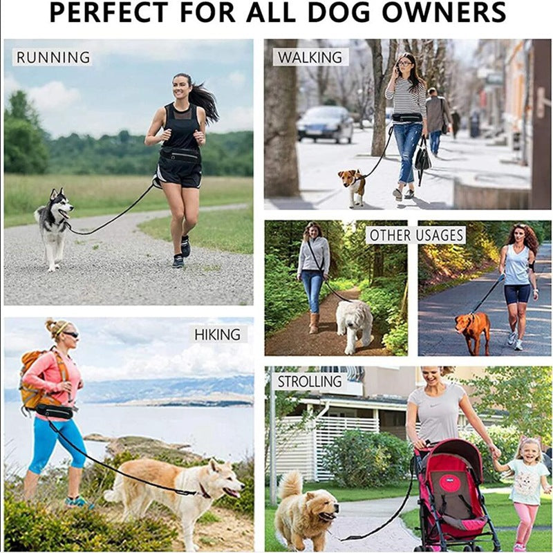 Hands-Free Dog Running Belt &amp; Leash | Built for Active Adventures