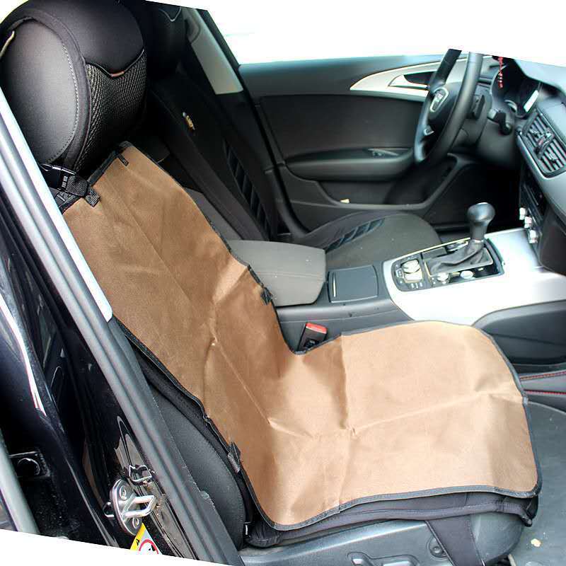 Waterproof Dog Car Seat Mat with Storage | Oxford Cloth Pet Travel Seat Protector for Front & Rear Cars