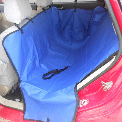 Waterproof Dog Car Seat Mat with Storage | Oxford Cloth Pet Travel Seat Protector for Front & Rear Cars