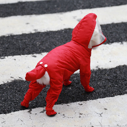 All-in-one Waterproof Raincoat With Rain Shoes