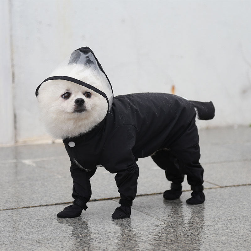 All-in-one Waterproof Raincoat With Rain Shoes