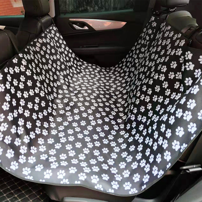 Waterproof Dog Car Seat Cover | Multifunctional Detachable Oxford Cloth Pet Back Seat Protector 135x135cm
