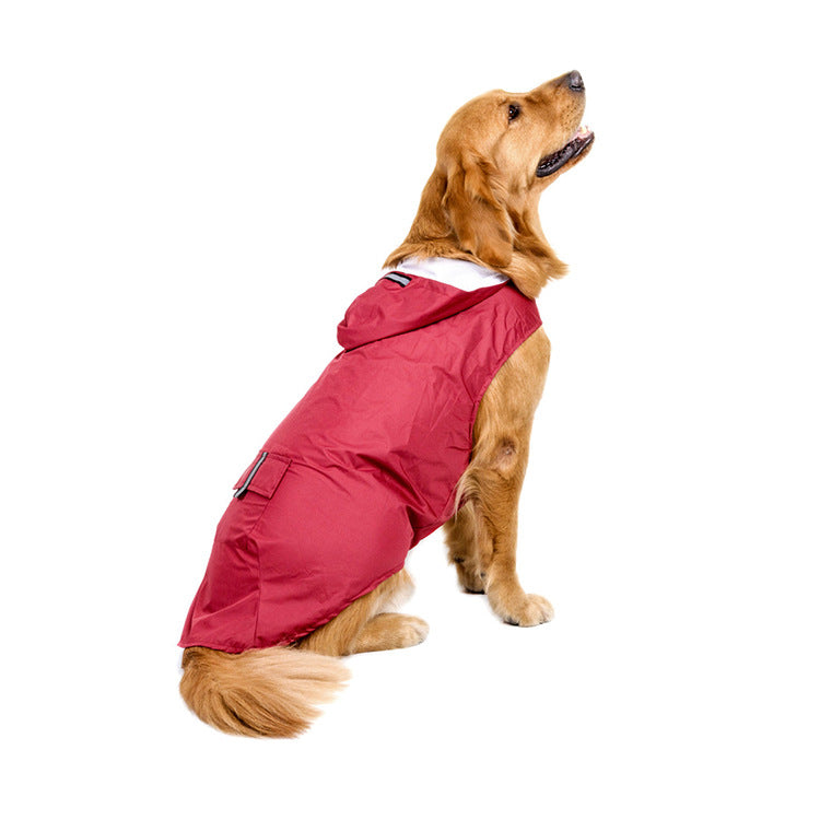 Reflective Waterproof Dog Raincoat