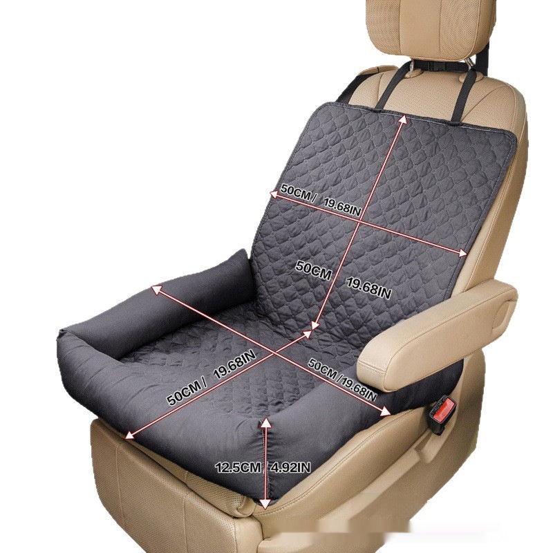 Portable Waterproof Dog Car Bed Mat | Travel Pet Cushion for Cars, Crates & Outdoor Use