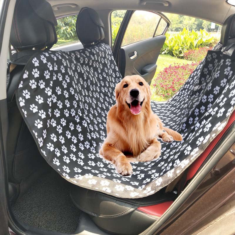 Waterproof Dog Car Seat Cover | Multifunctional Detachable Oxford Cloth Pet Back Seat Protector 135x135cm