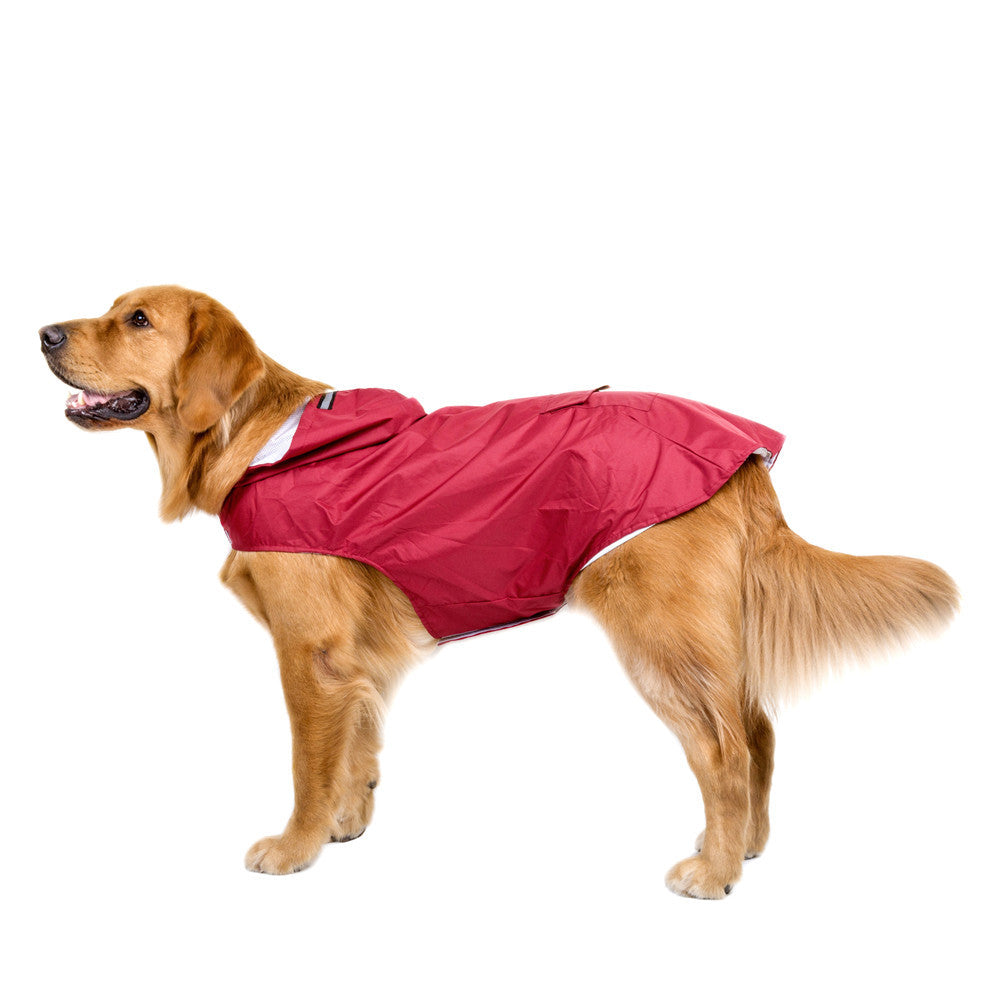 Reflective Waterproof Dog Raincoat