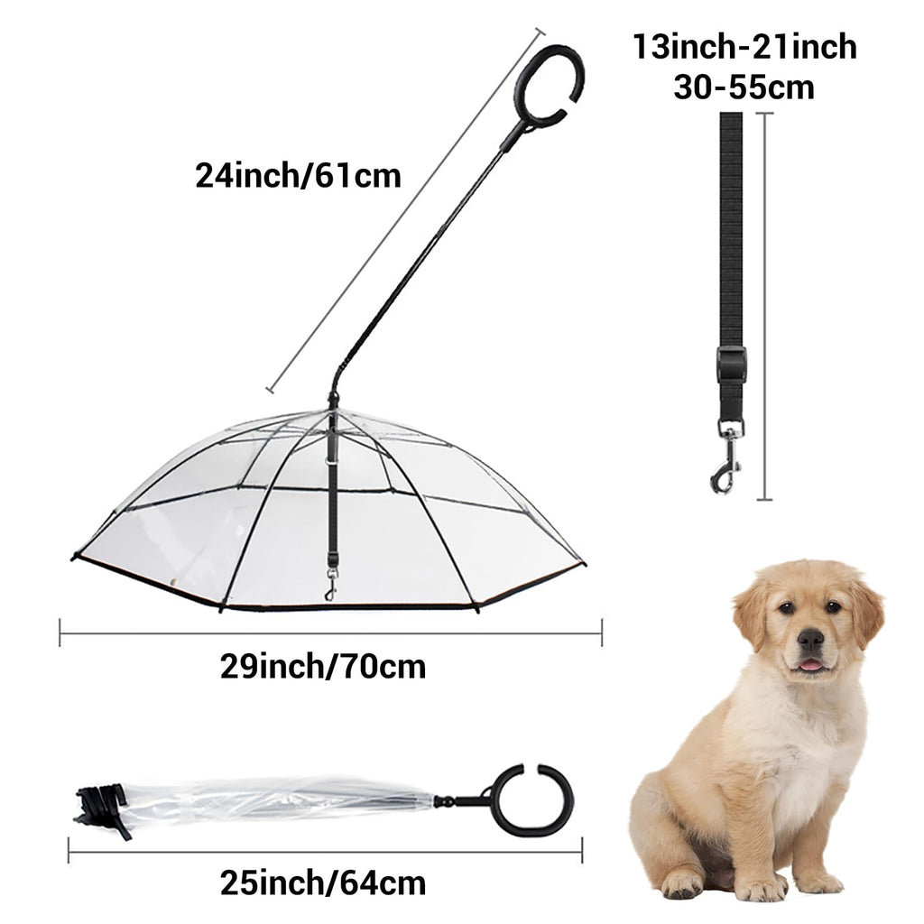 Clear Dog Umbrella Leash For Small Dogs