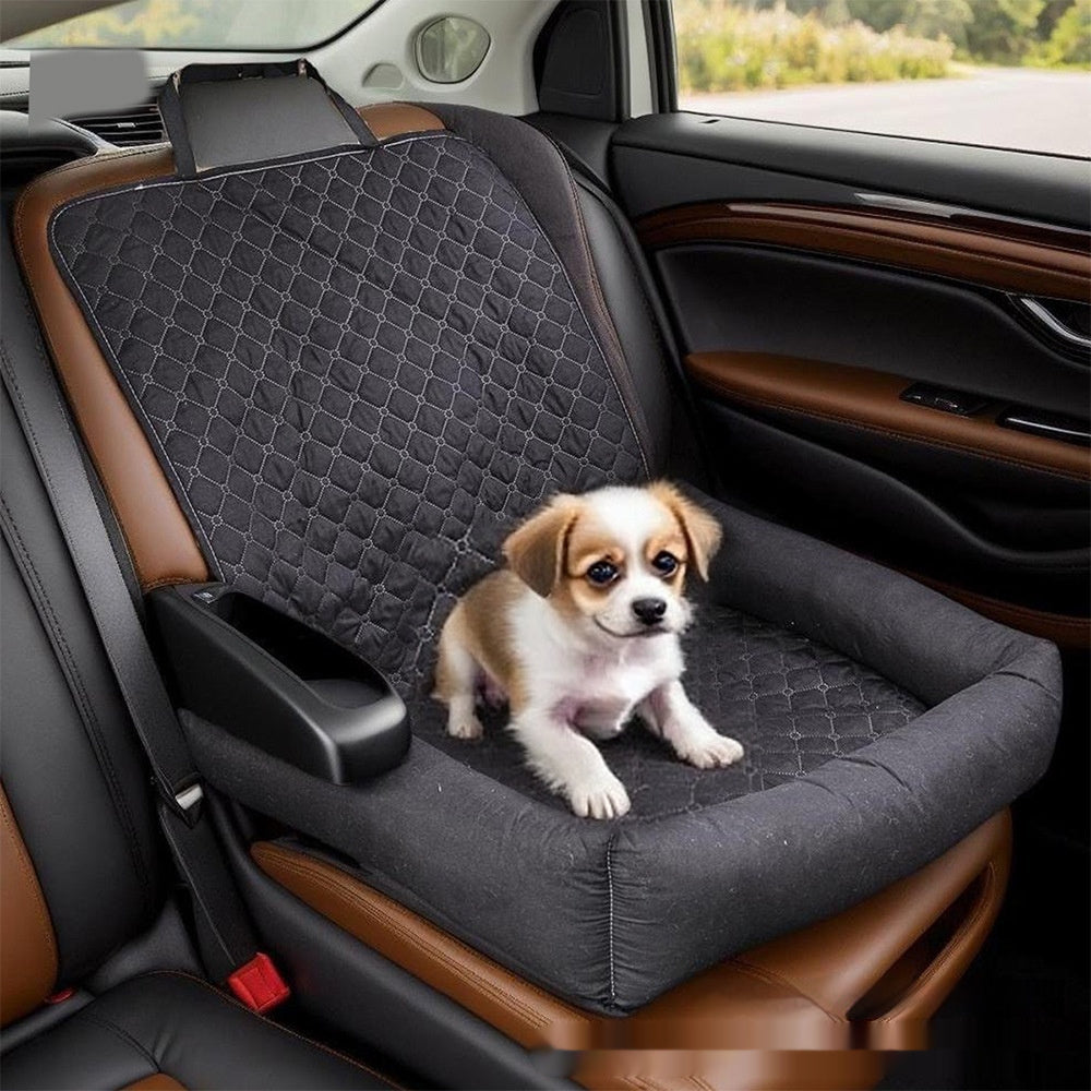 Portable Waterproof Dog Car Bed Mat | Travel Pet Cushion for Cars, Crates & Outdoor Use