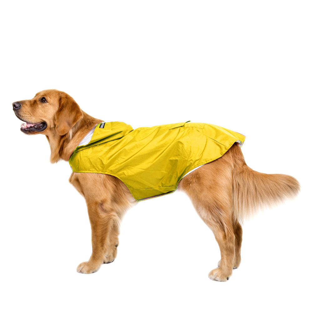 Reflective Waterproof Dog Raincoat